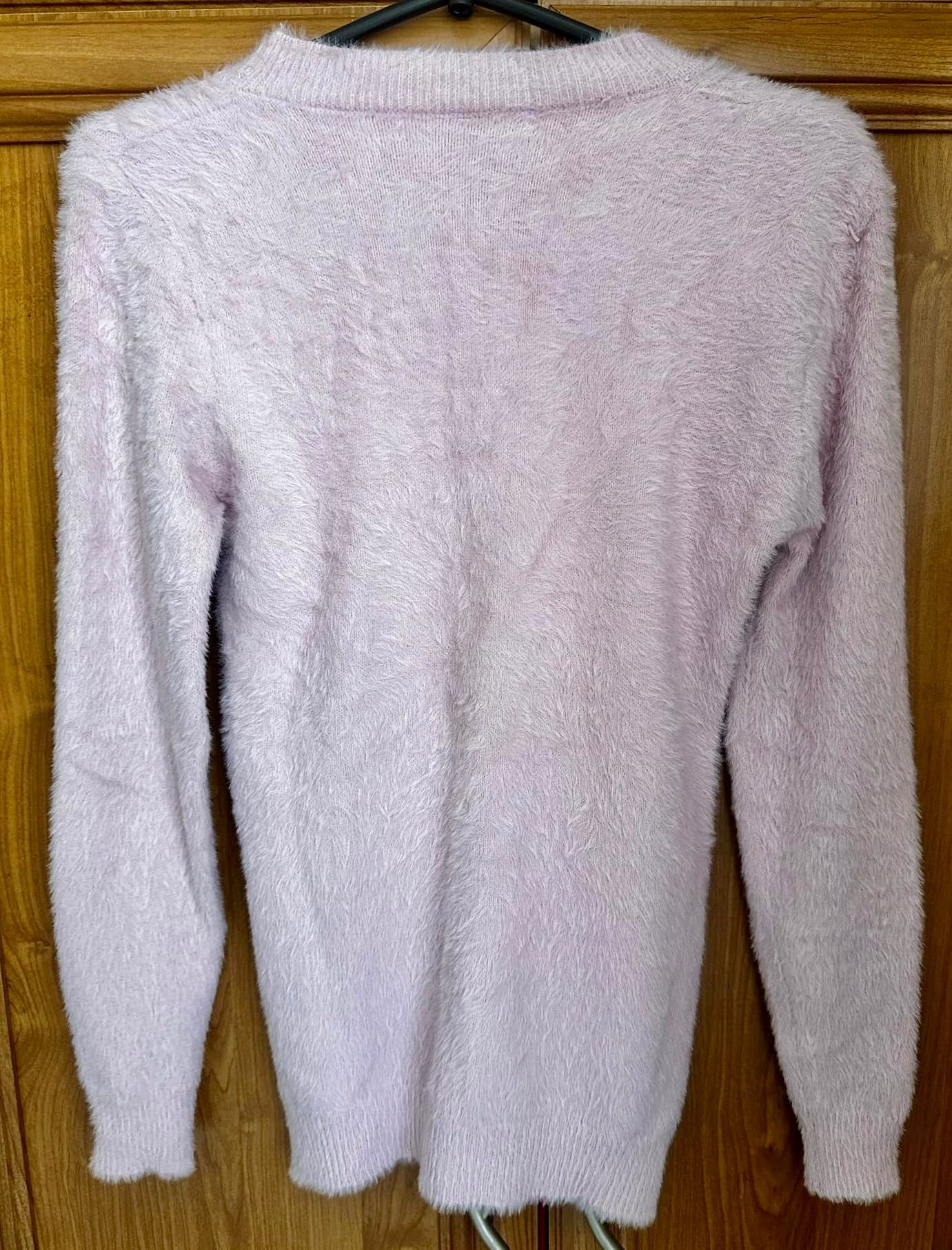 Piękny  i modny sweter jak ALPAKA różowy S L półgolf