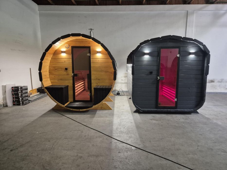 Sauna ogrodowa kwadratowa/okrągła 2.5 m samodzielny montaż!