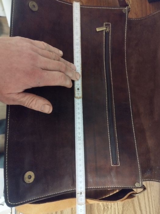 Шкiряна чоловiча сумка
