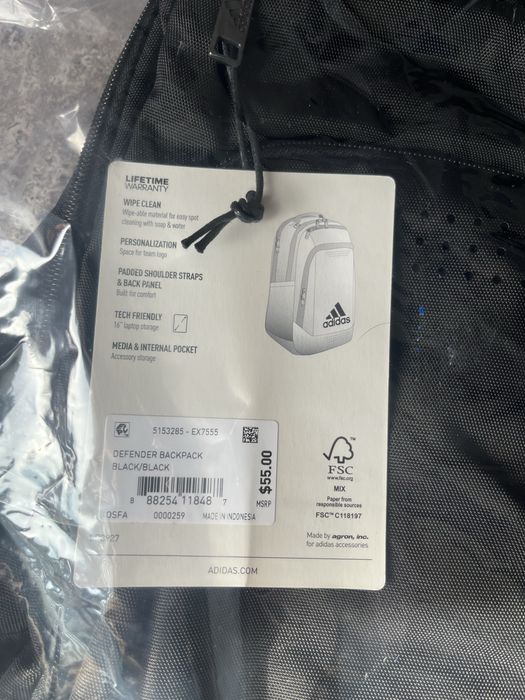 Рюкзак ADIDAS Defender Team EX7555 Оригінал адідас