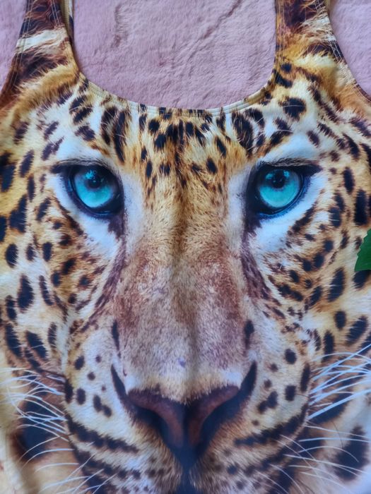 Strój kąpielowy tygrys pantera XXL Forever 21 Centkiewicz roz 44 - 46