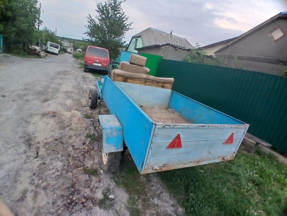 Продам мотоблок переобладнаний під трактор з прицепом  ціна 30 000 грн