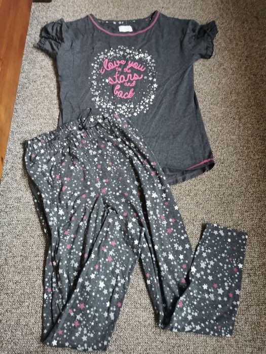 Piżama damska dziewczęca z metki 12-14 M/L bawełna