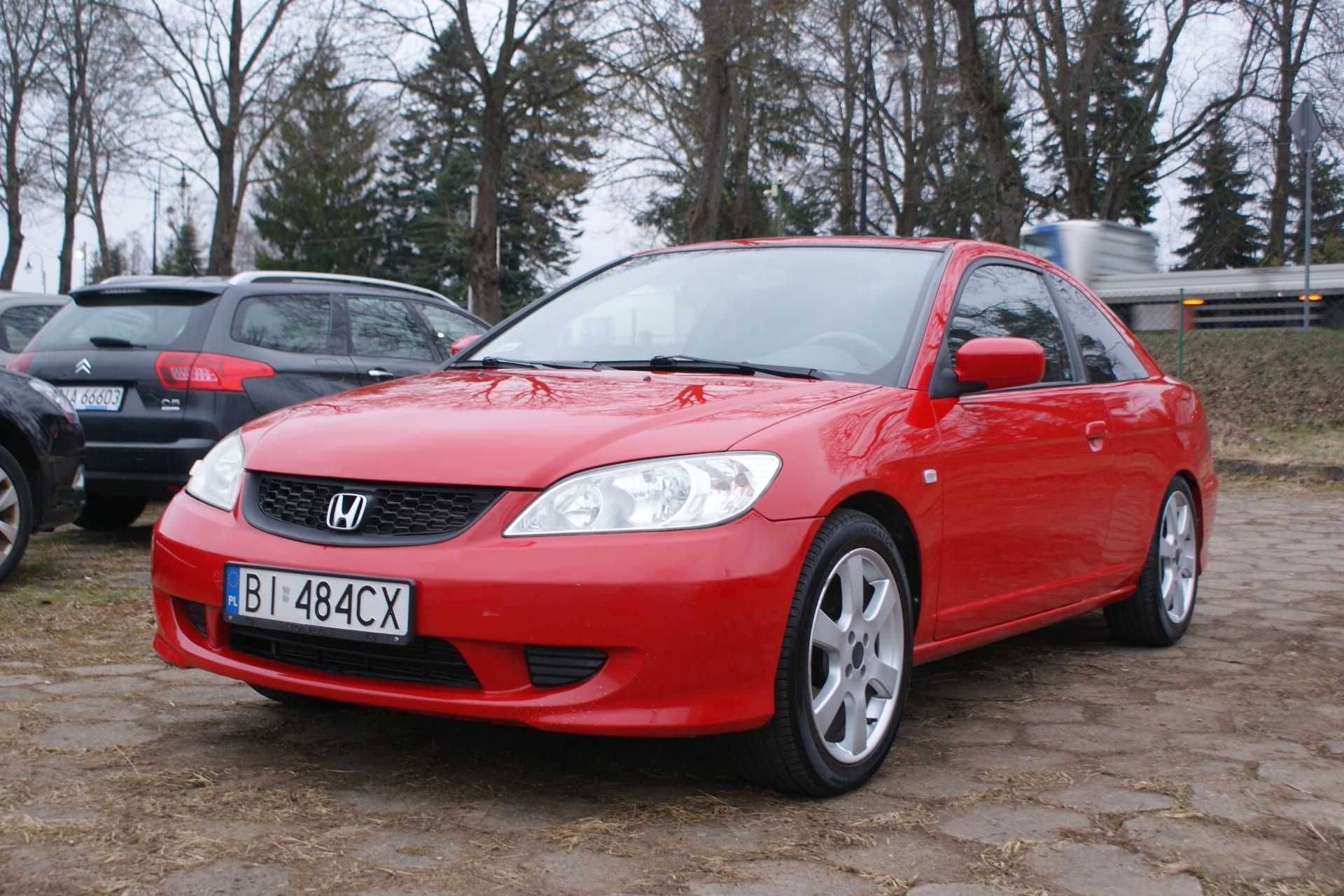 Honda Civic 1.7i Automat Coupe Nowe Koła Zadbana