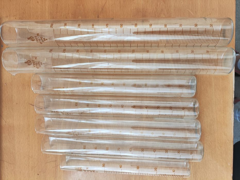 Хімічні, лабораторні циліндри, 50, 100, 250 мл