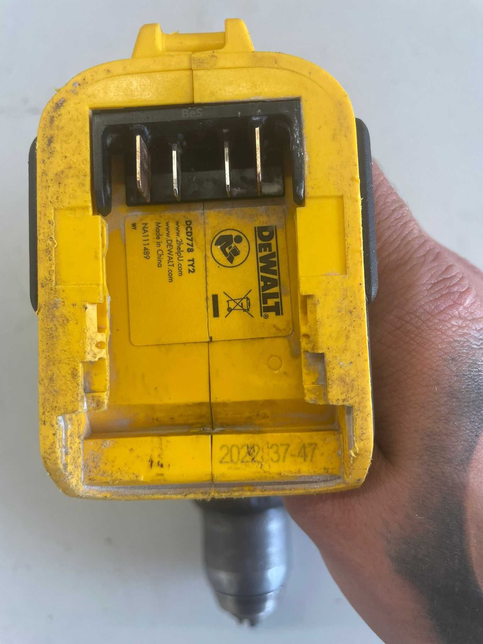 Wkrętarka DeWalt zasilanie akumulatorowe 18 V DCD778 6H/38