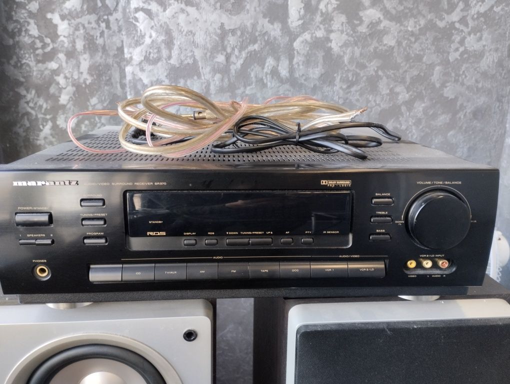 Колонки CAV+ресивер marantz sr370 ,