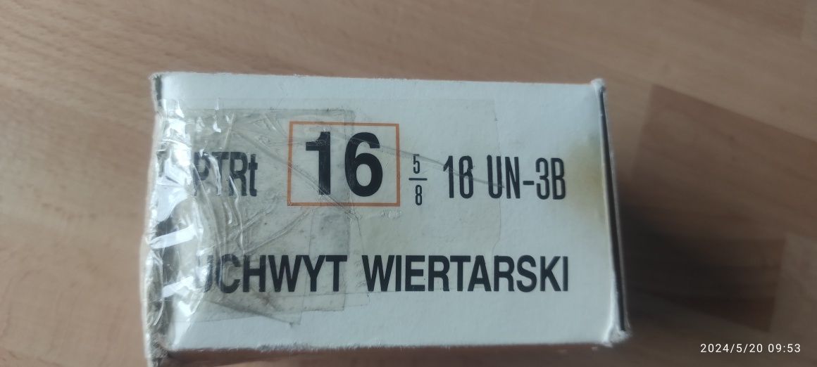 Uchwyt wiertarski PTRT 16 5/8"