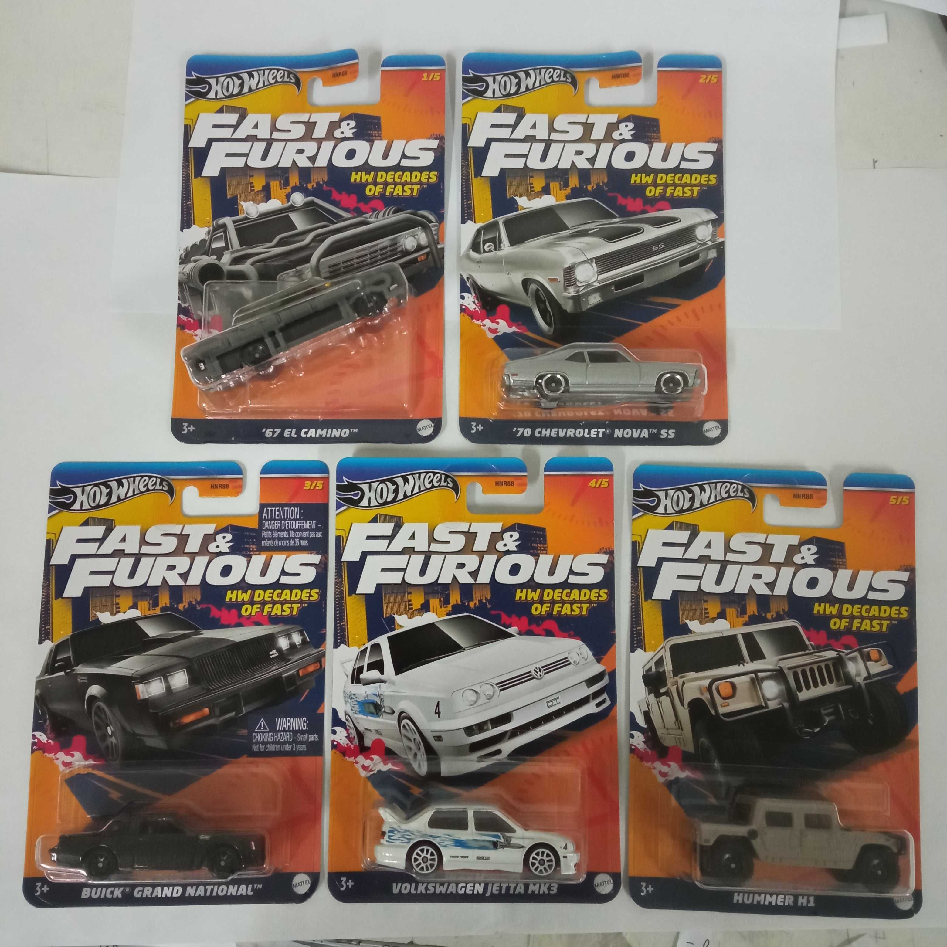 Hot Wheels - set Themed Fast Furious 2024