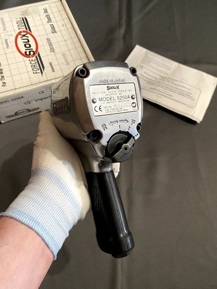 Японский Проф. Гайковерт пневматический Sioux Tools 5250А