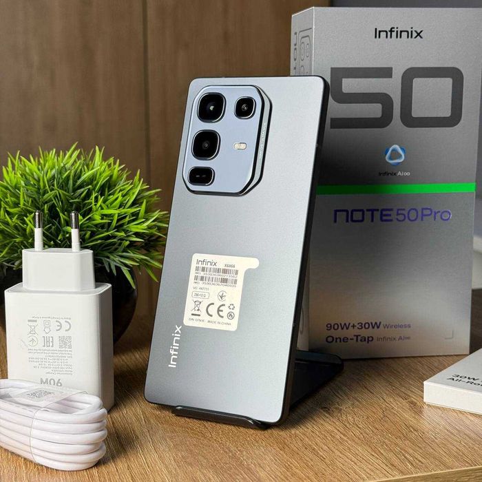 НОВИЙ Смартфон Infinix Note 50 Pro 12/256Gb Shadow Black