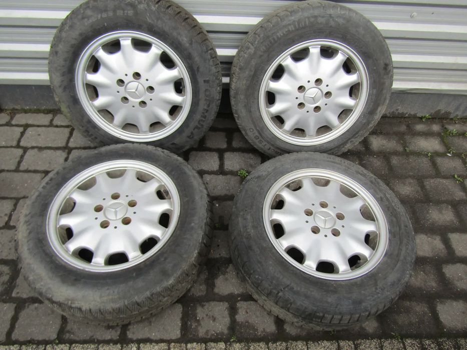 (14 Mercedes W210 W202 Koła felgi aluminiowe alufelgi 15&#039;
