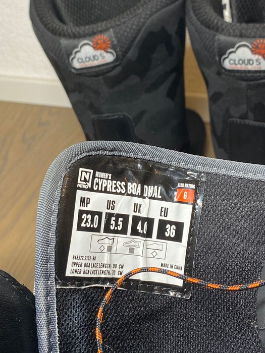 Buty snowboardowe NITRO Cypress BOA Dual 36eu/21,6cm Wrocław