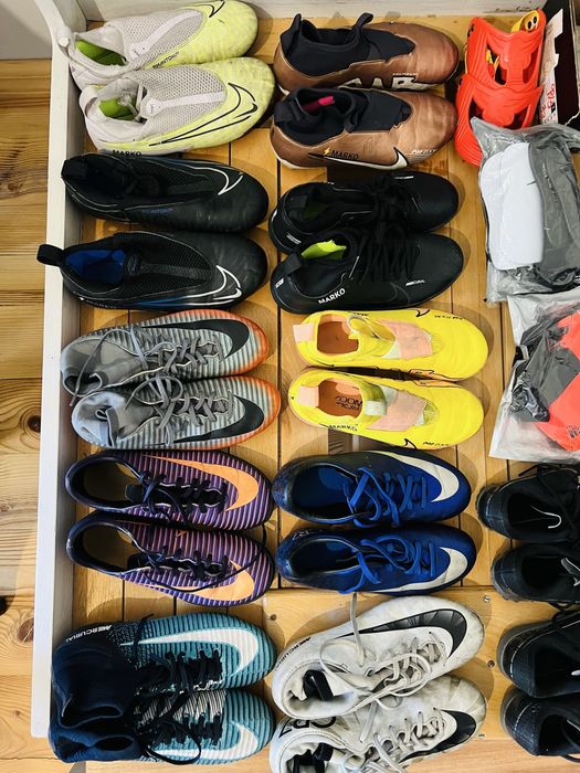 Футбольні буци та футзалки дитячі, щитки, шкарпетки— розміри 27 - 36,5