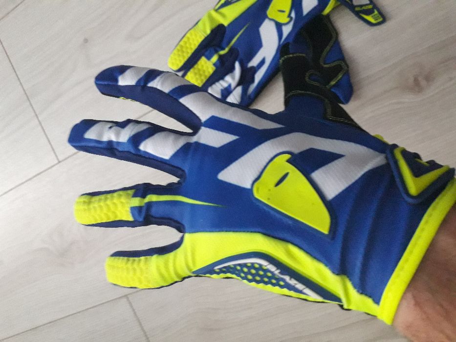 Rękawice motocyklowe enduro cross offroad UFO PLAST BLAZE NOWE