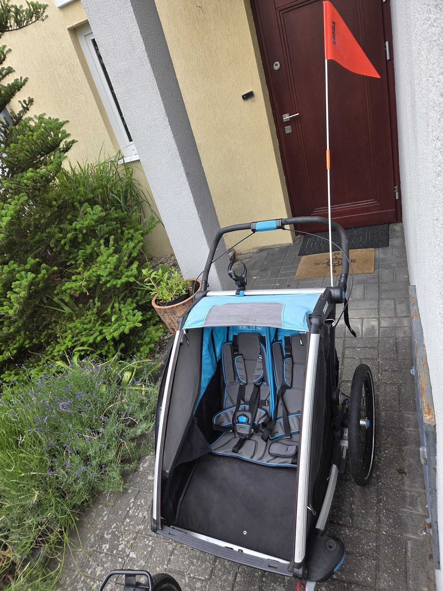Wózek Thule  Sport wersja duble przyczepka rowerowa