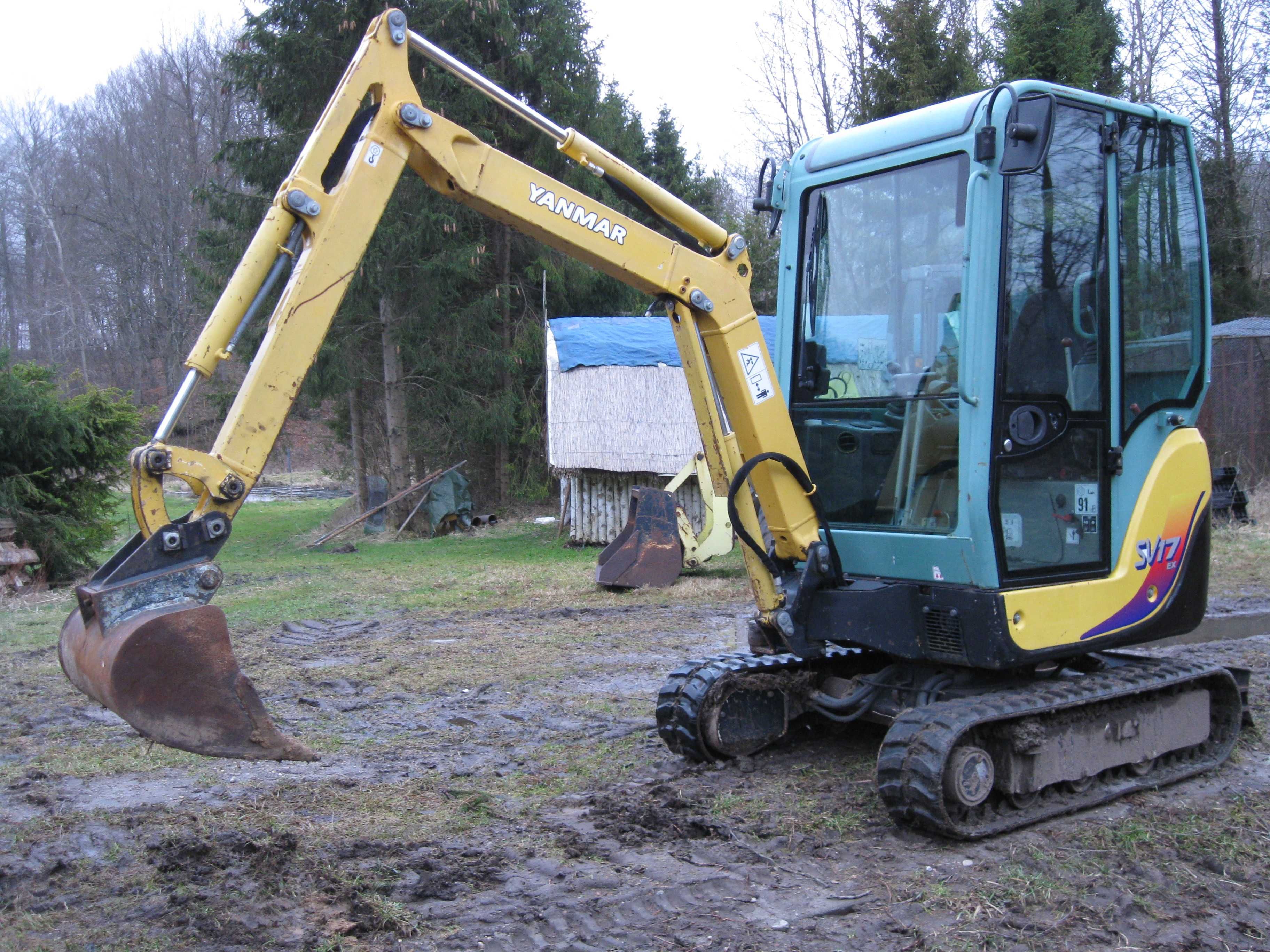 Minikoparka Yanmar SV 17 EX, 2014r., 19, JCB, CAT, Kubota warta uwagi