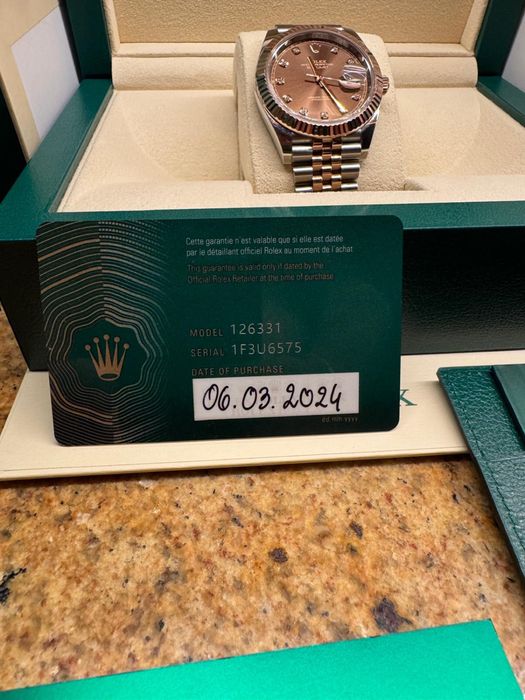 Rolex Datejust 41mm z brylantami jak nowy okazja