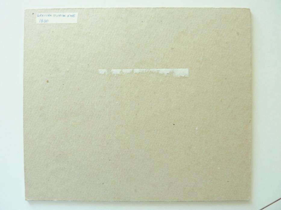 Gravura 1830 T. Shepherd colorida à mão Edimburgo