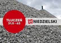 Tłuczeń granitowy - frakcja 31,5 - 63, Transport 26-28 t, jakość