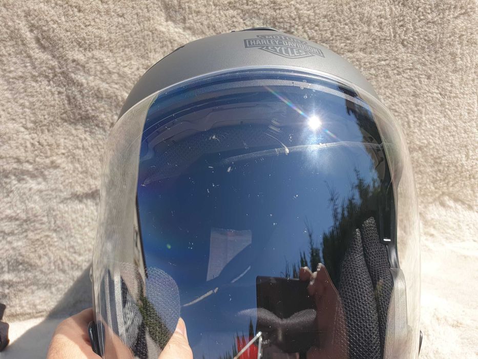 Harley Davidson Maywood H27 3/4 kask motocyklowy z blendą rozm M