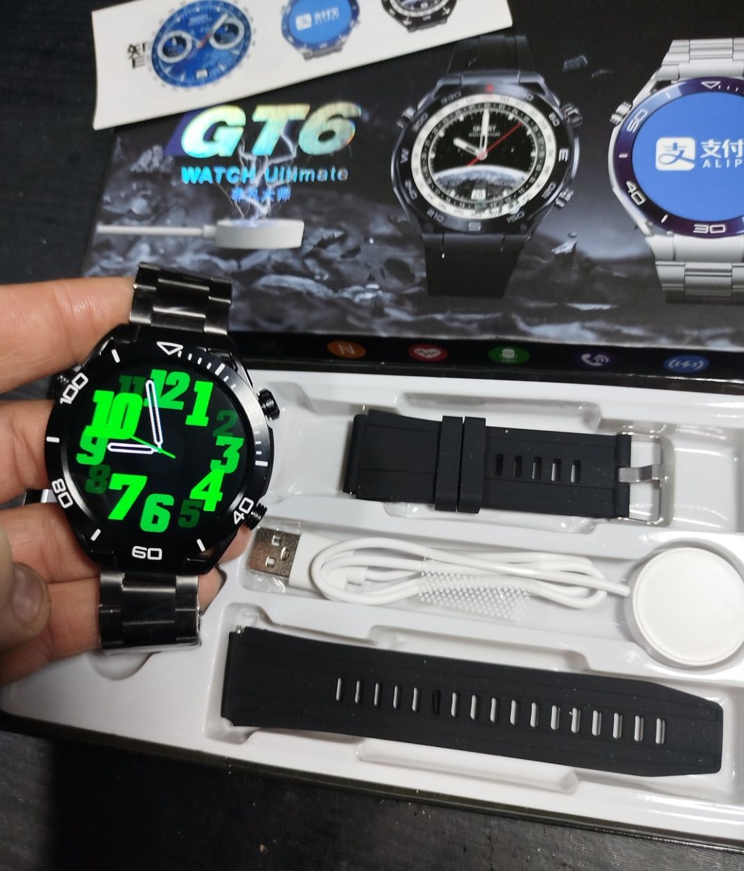 Смарт часы GT6 Ultimate.AMOLED \GPS\COMPAS\IP67.