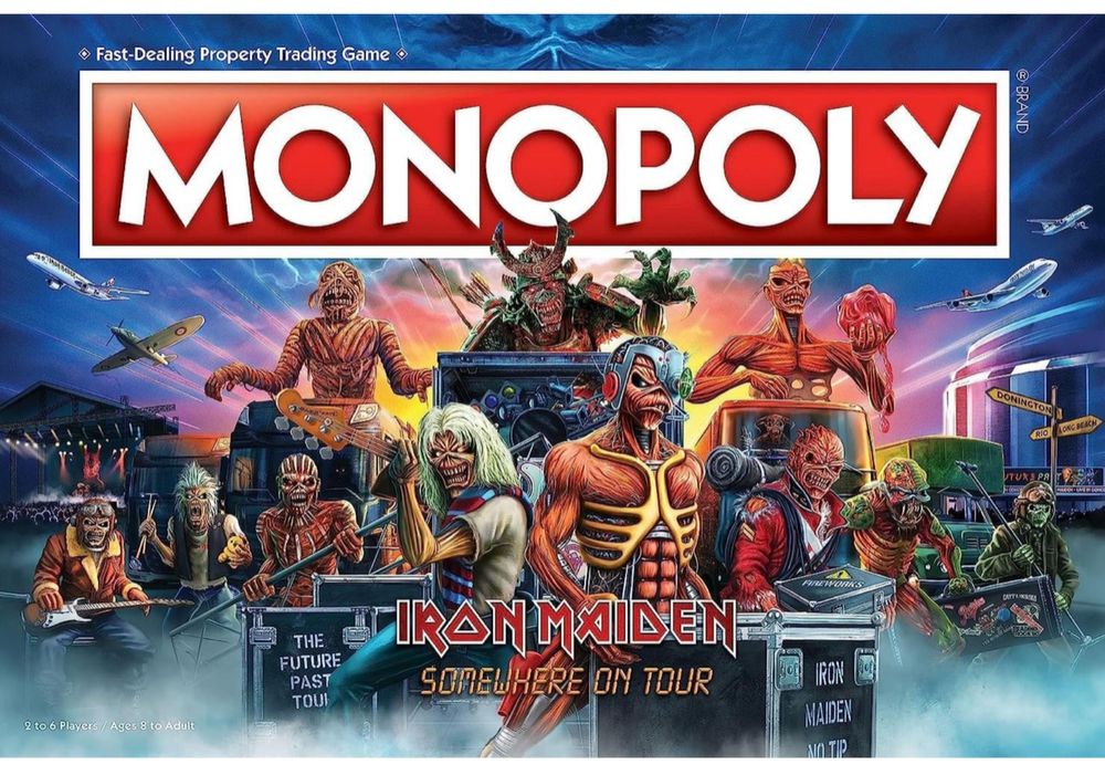 Gra planszowa Monopoly Iron Maiden Somwhere on Tour
