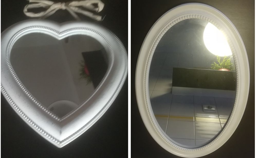 Espelhos decorativos em madeira lacada