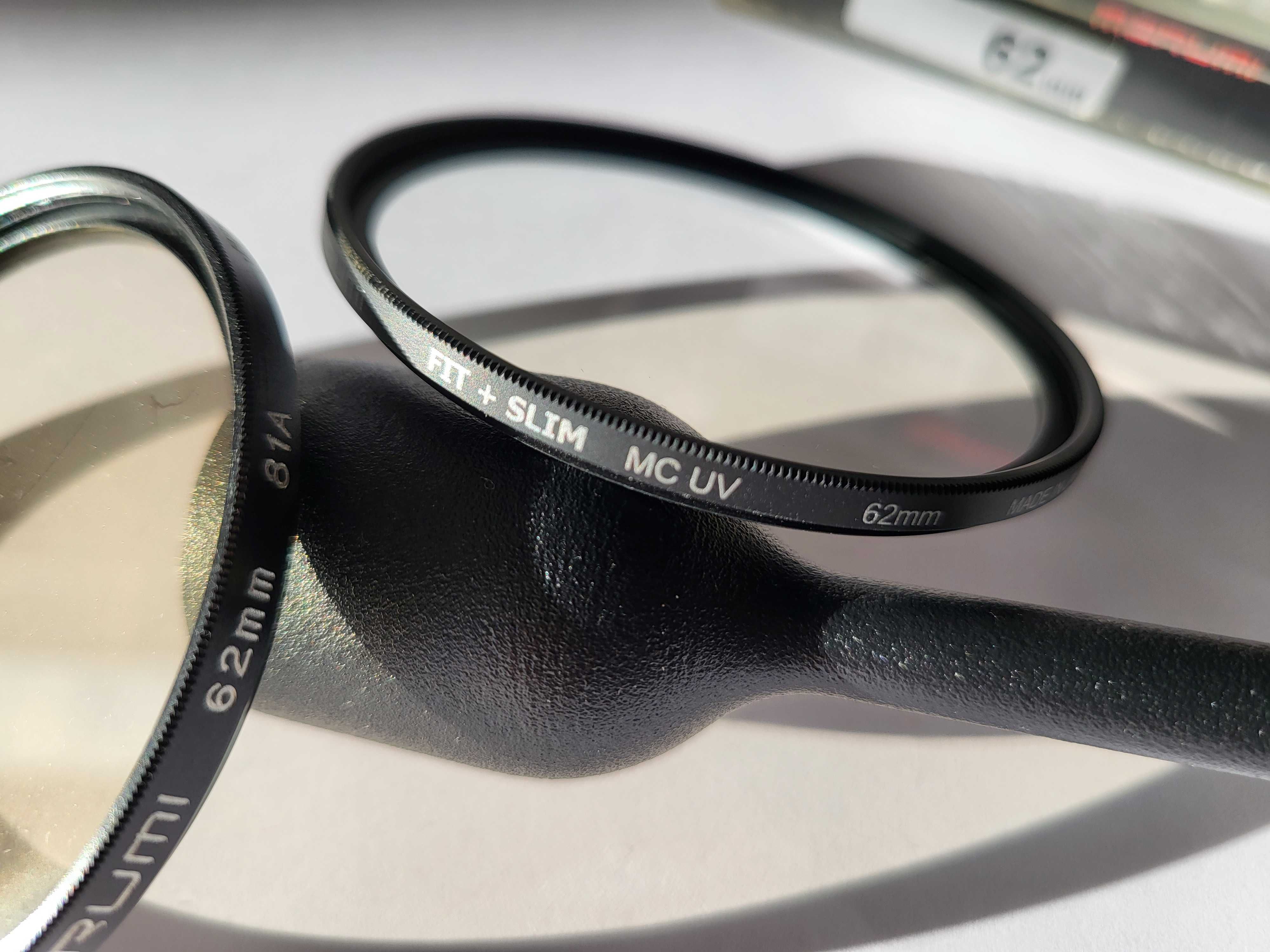 Zestaw Filtrów 62mm MARUMI FIT + SLIM MC UV i MARUMI 81A