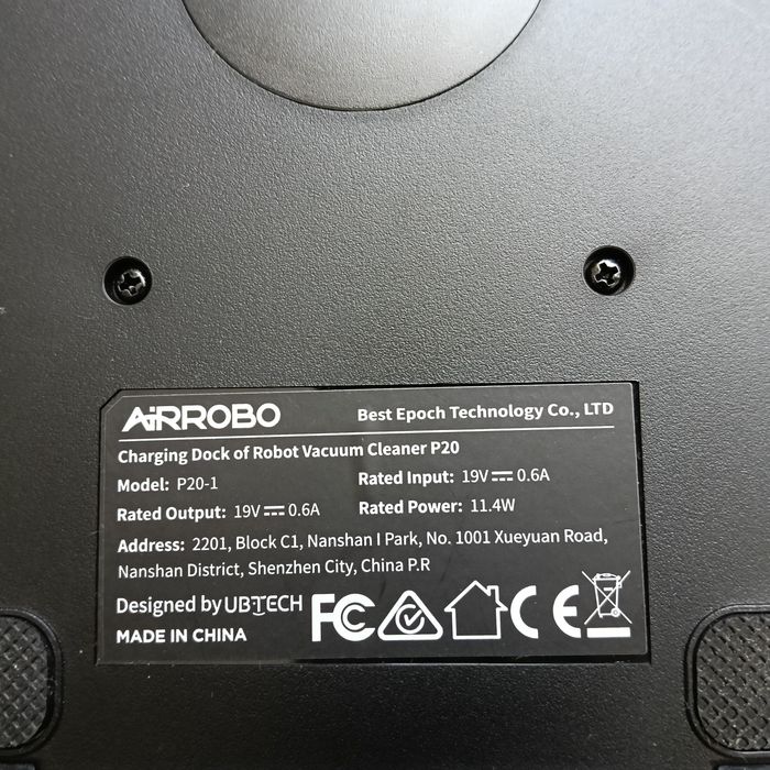 Base carregamento aspirador robot 19v