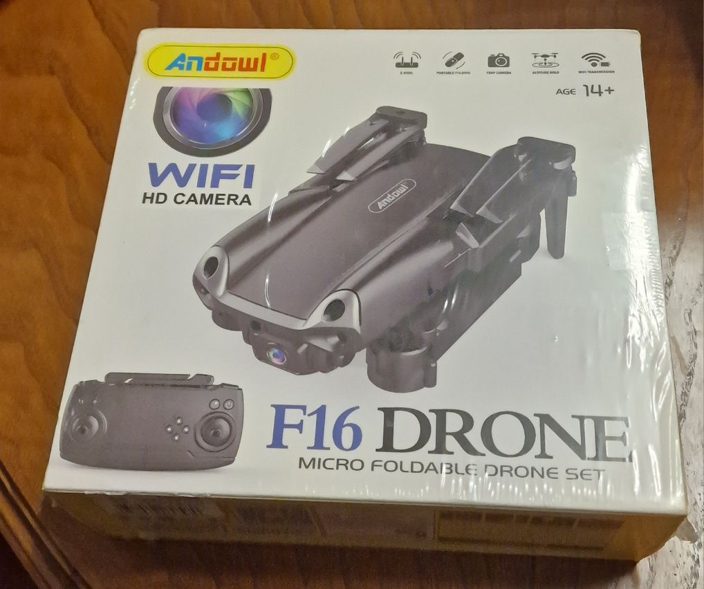 Andowl smart folding F16 drone - novo