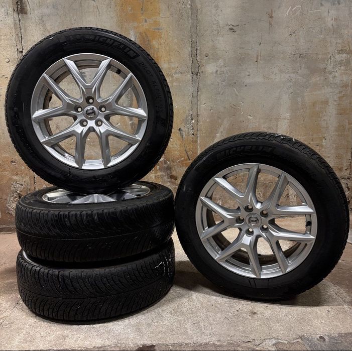KOŁA 18 felgi Volvo XC 60 5x108 opony zimowe Michelin 4x 235/60R18