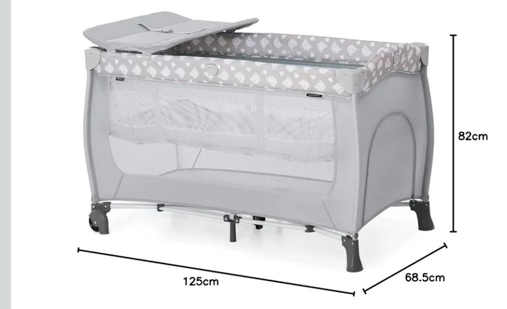 Hauck Sleep N Play Center 7-częściowe łóżeczko turystyczne do 15 kg