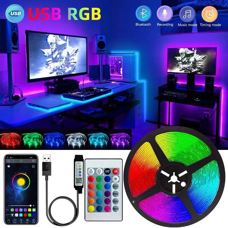 Светодиодная Лента светодиодная led лента світлодіодна стрічка RGB5050