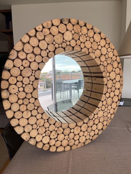 Espelho Decorativo Madeira