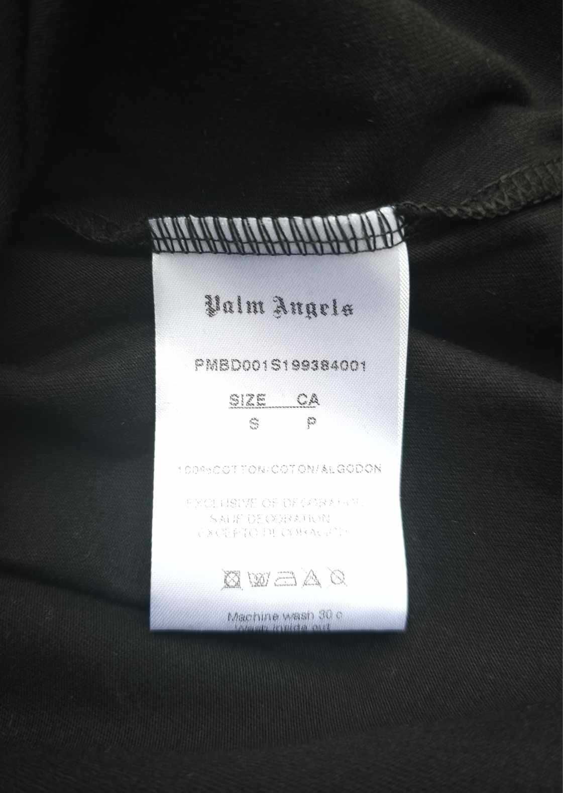 Palm Angels t-shirt preta novo modelo