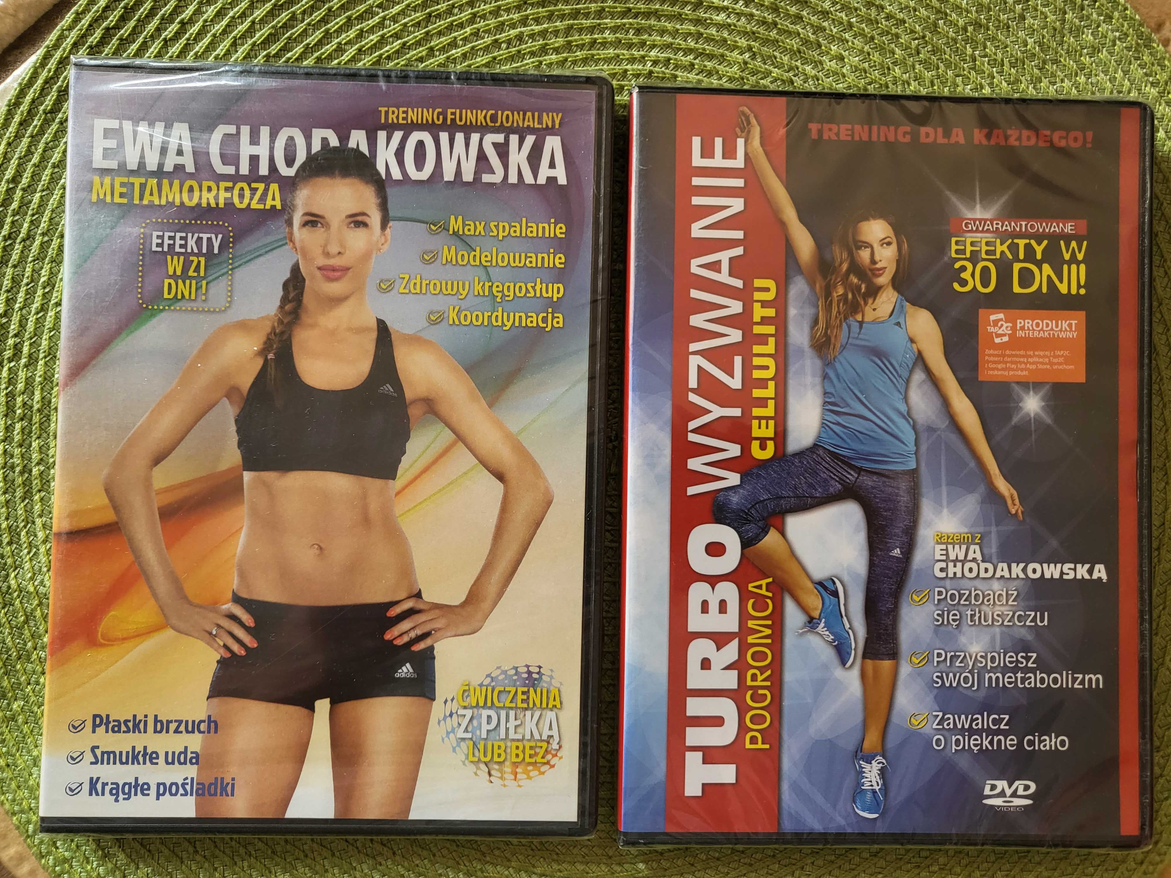 Płyty CD, ćwiczenia, Ewa Chodakowska Turbo wyzwanie, 2 szt.. Nowe!