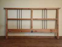 Łóżko loft 160x200 drewno naturalne
