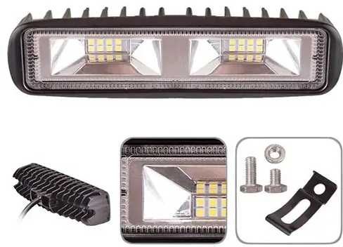 Фара WLP-7624 Led, ДХО, задній хід