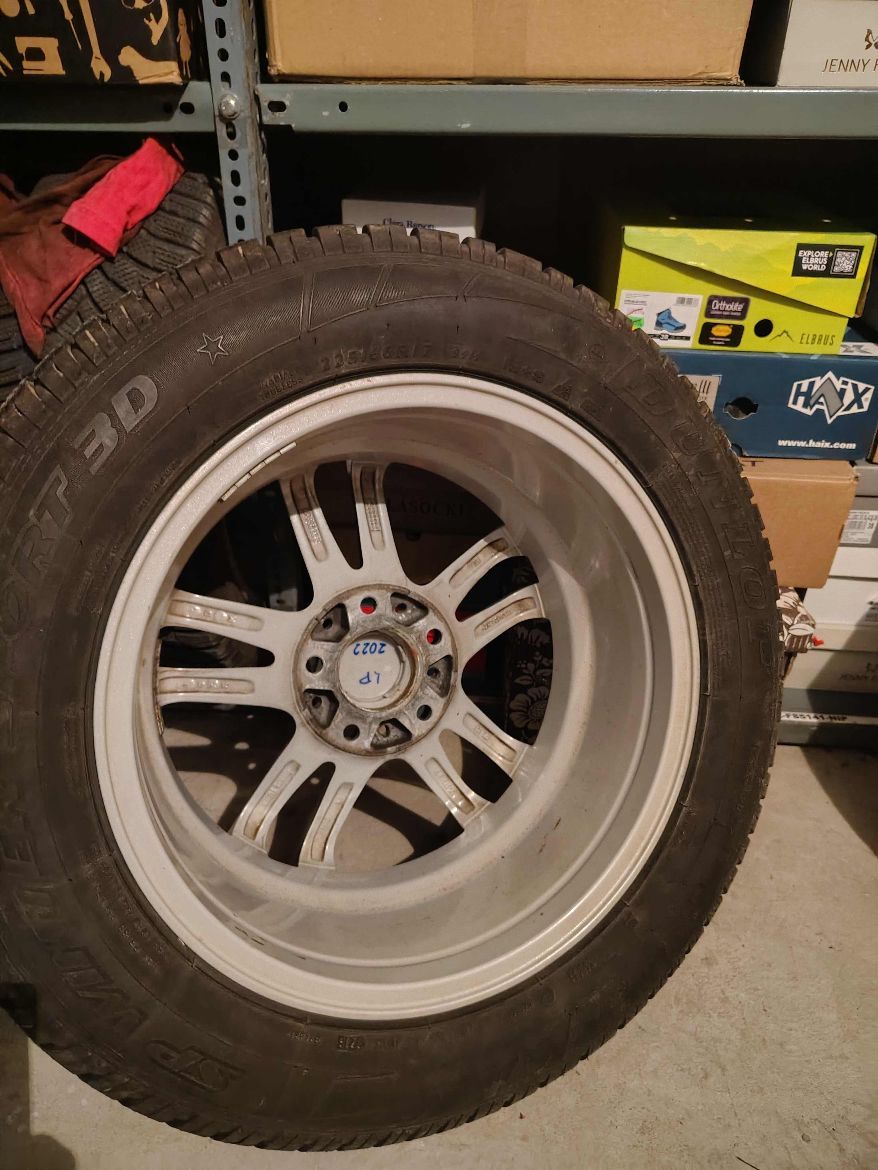 Felgi BMW X3,X4 z oponami zimowymi Dunlop Winter Sport 3d 225/60R17