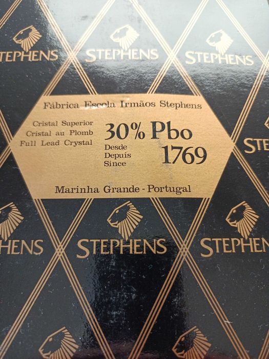 2 Castiçais em cristal Stephens