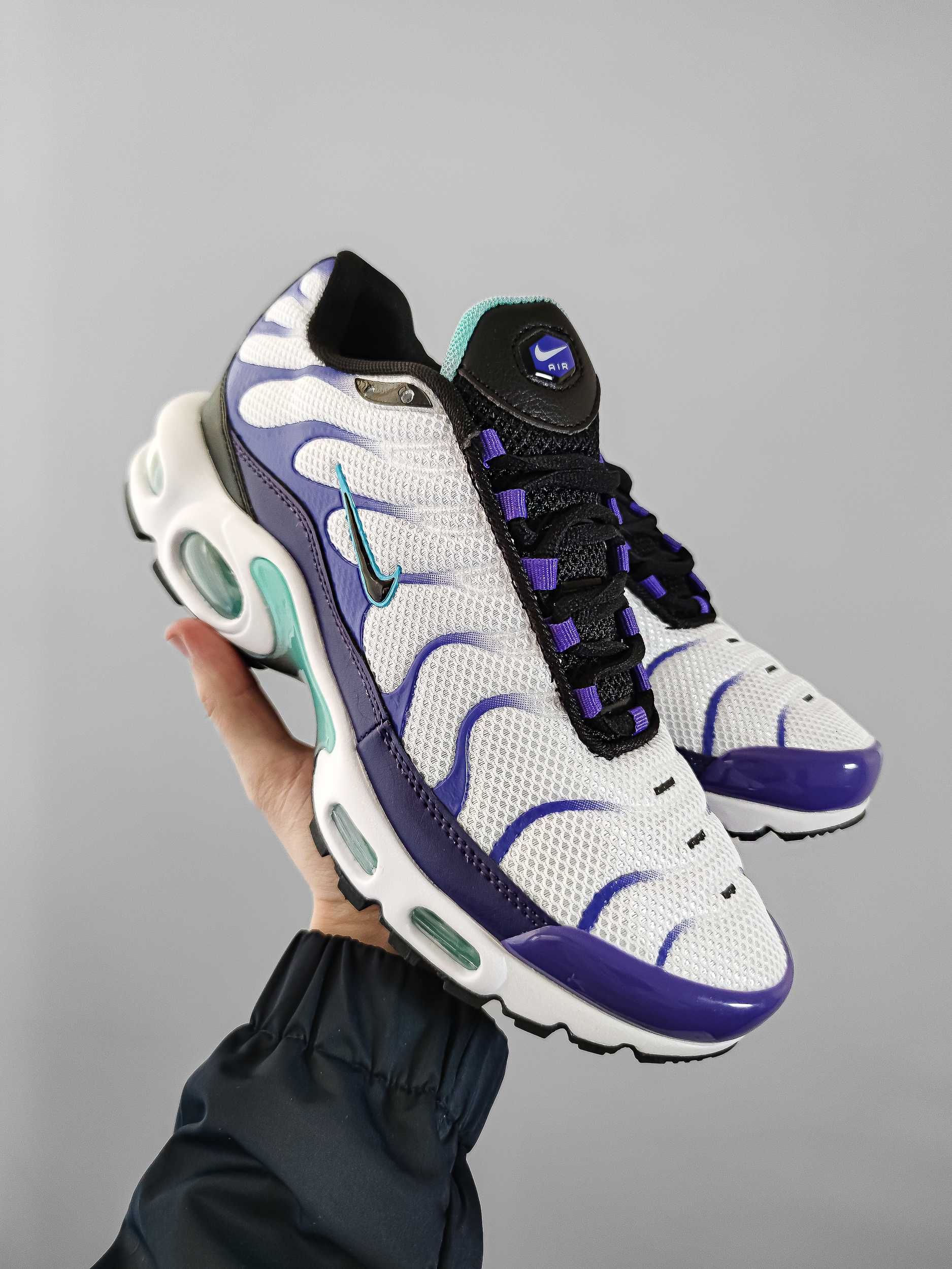 !SALE! Nike Air Max TN Plus White Blue 40 41 42 43 44 45 46 найки тн