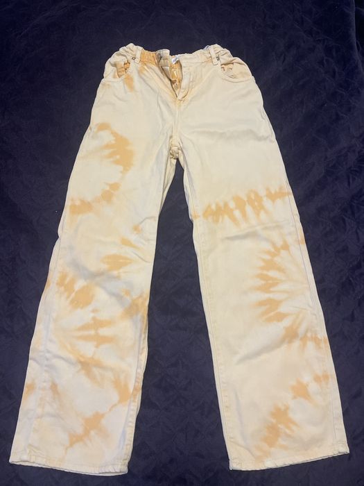 Jeansy Zara efekt tie dye 152-158