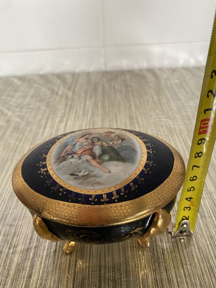 Caixa de porcelana vitage