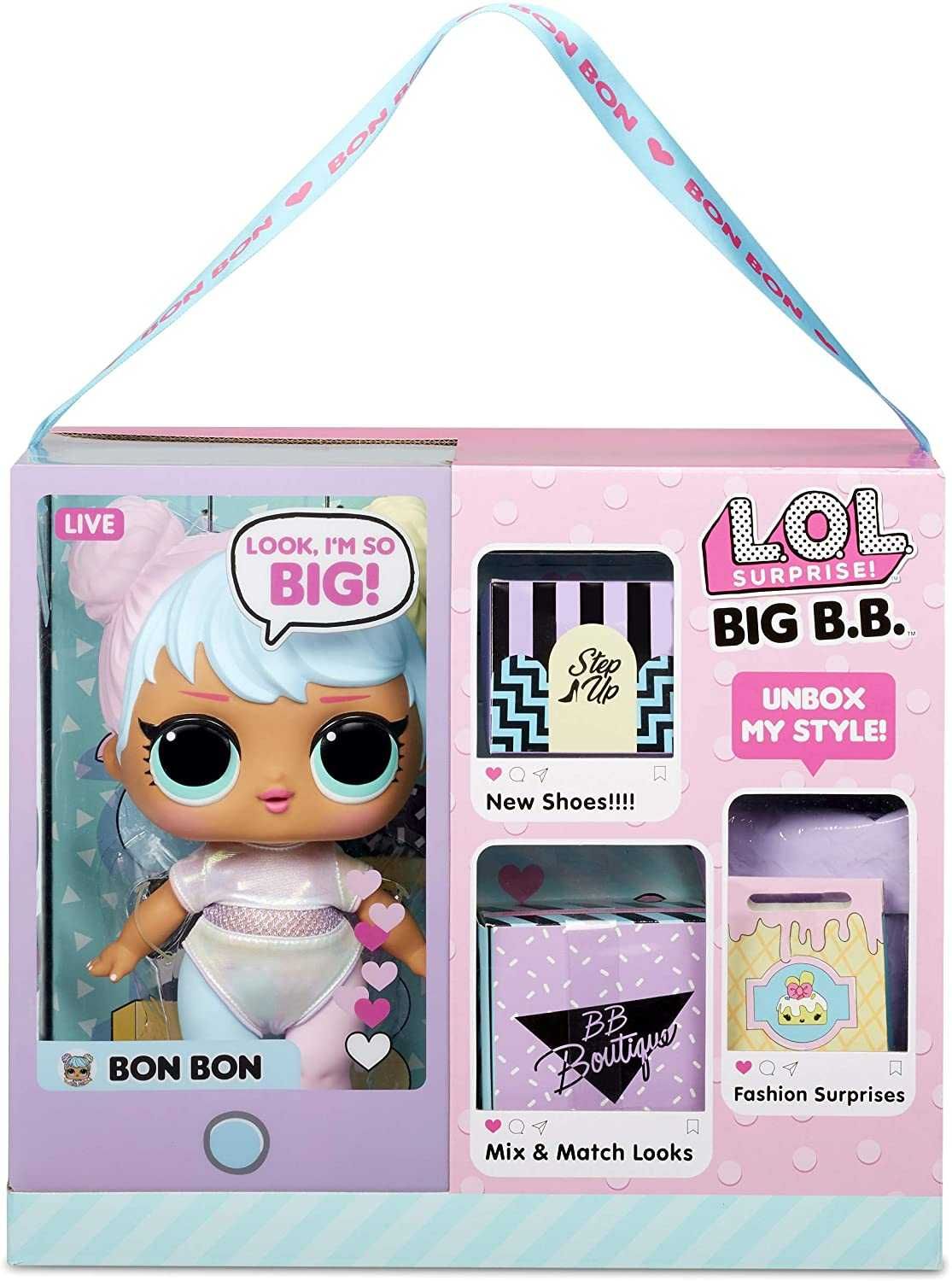 Велика Лялька ЛОЛ Бон-Бон LOL Surprise Big B. B. Big Baby Bon Bon