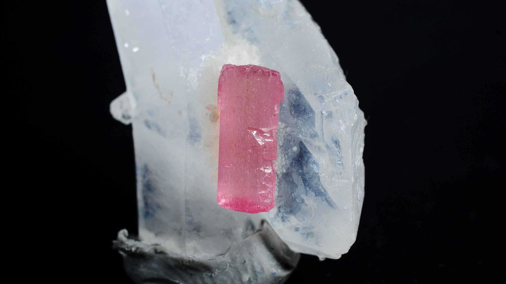 Turmalin Różowy Rubelit na Kwarcu | 9 gr | Minerał Kryształ Kamień