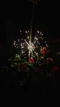 Lamki ogrodowe, fajerwerki, dmuchawce, na działkę ogród, dekoracje LED