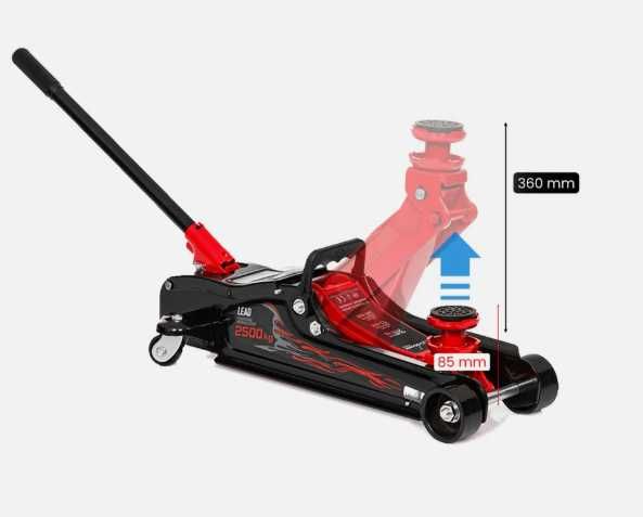 Podnośnik samochodowy hydrauliczny piesek LEHMANN LEAD udźwig 2500 kg