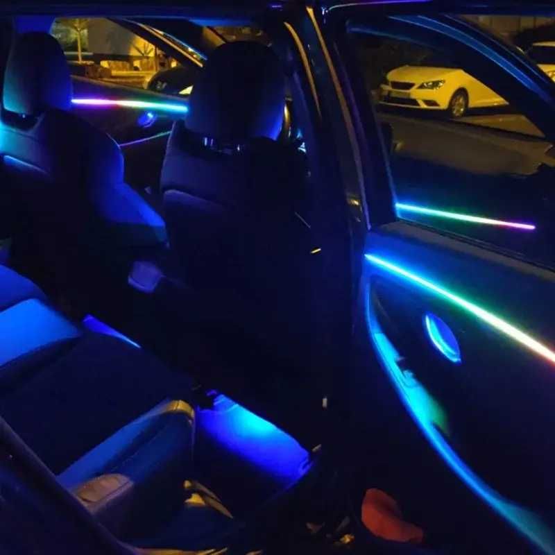 Ambient Light LED 6 в 1 любое авто. Контурная подсветка салона Амбиент