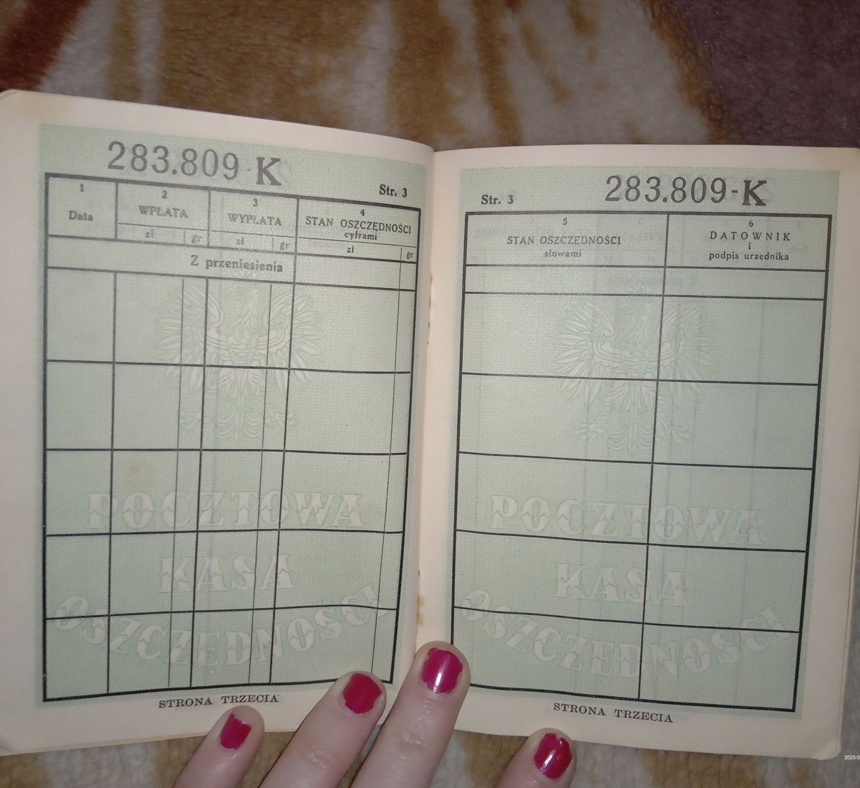 Sprzedam książeczkę oszczędnościową PKO z 1938 roku